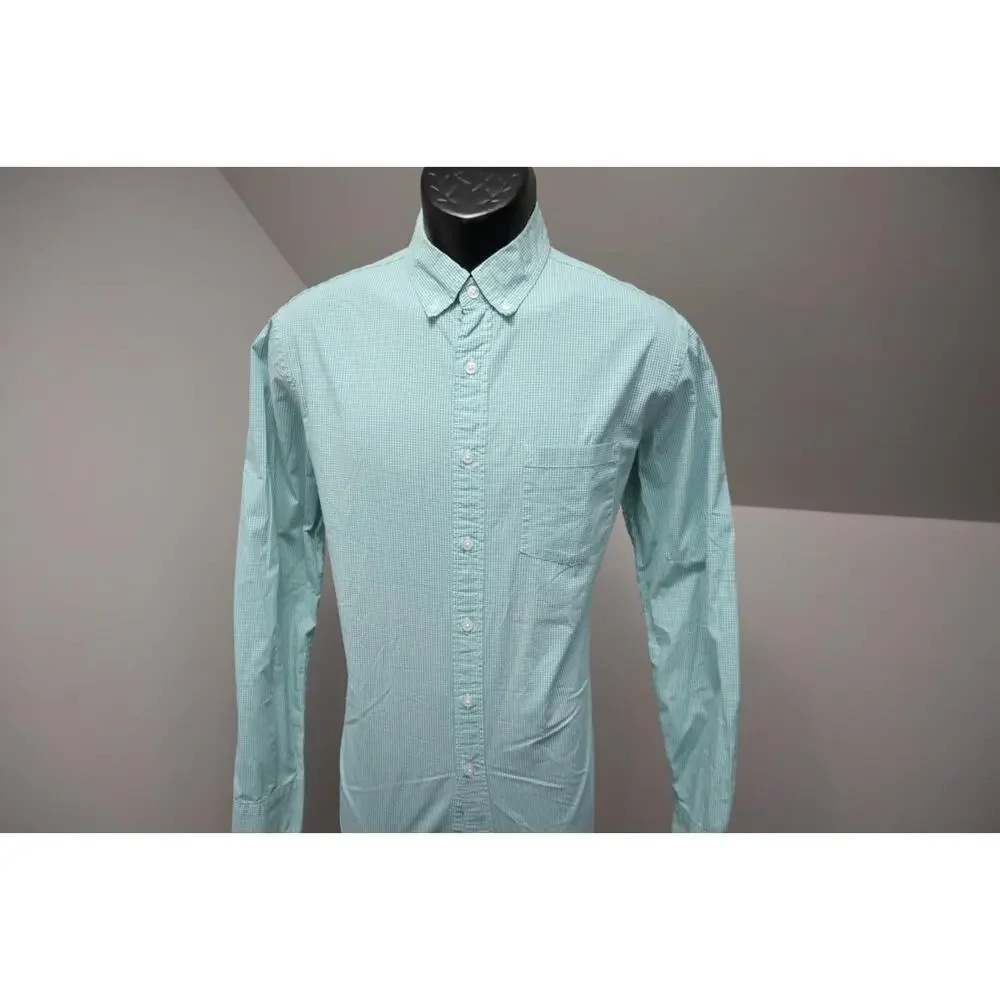 J Crew Slim Fit Flex Button‎ Up Dress Shirt Plaid Long Sleeve Mens Sz Medium